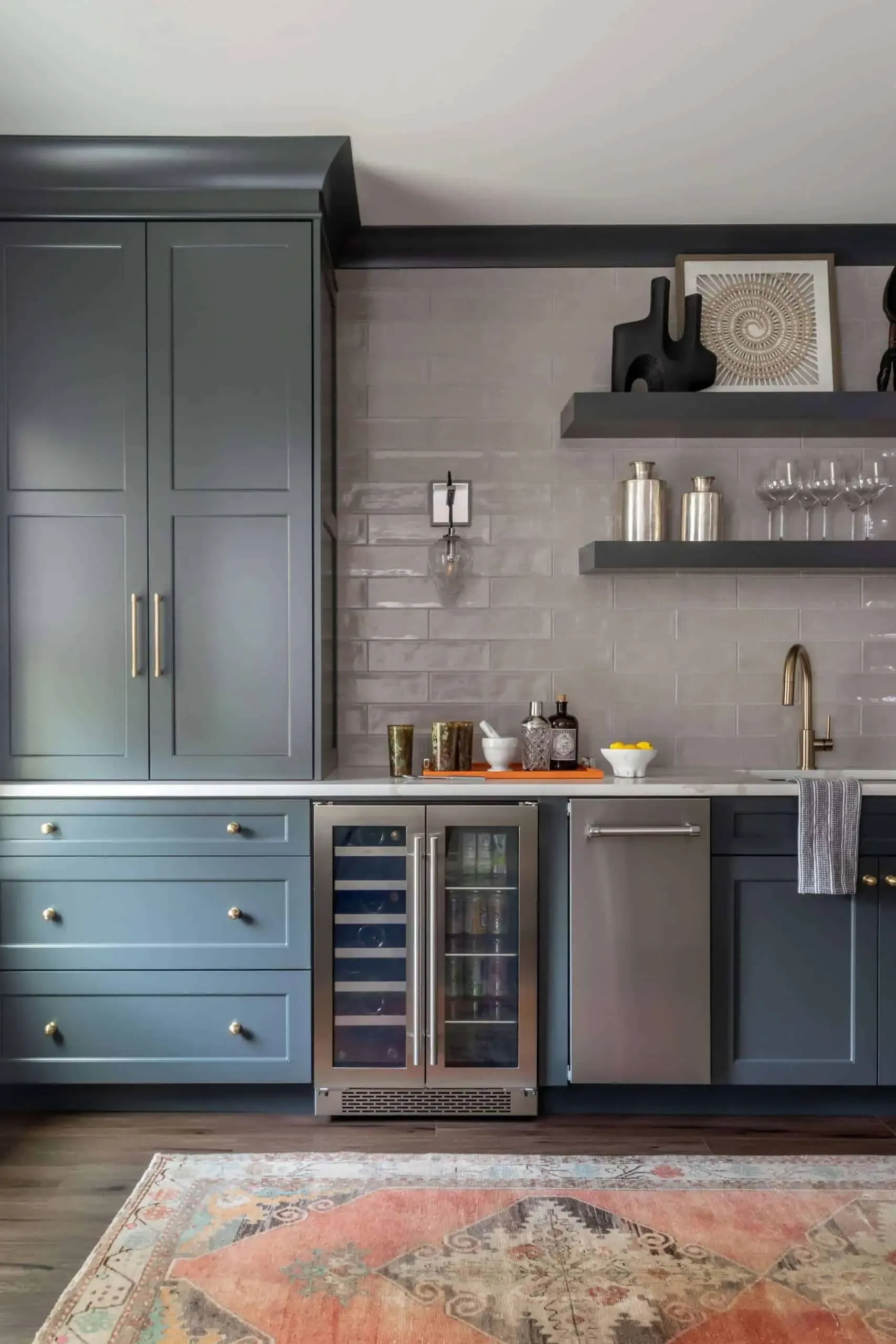 Brookhaven Basement - Global Interior Design