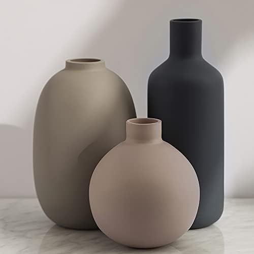 Modern Ceramic Vases - Set of 3