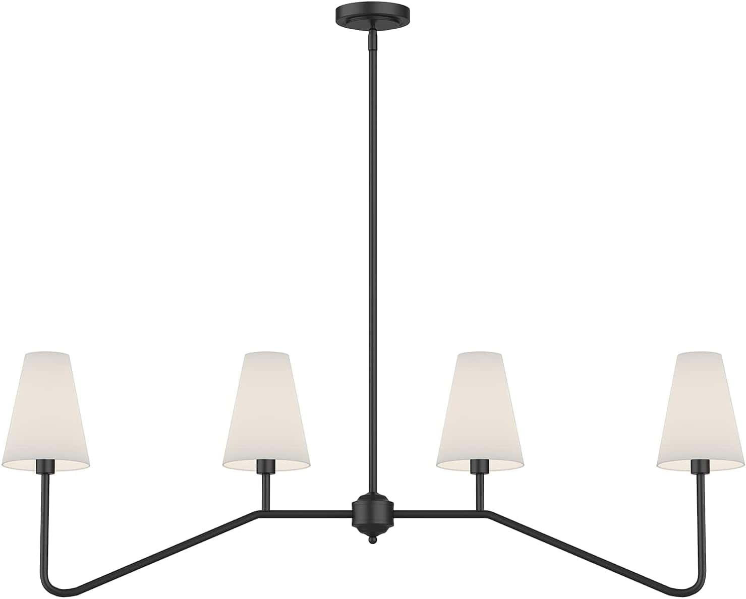 4 Light Linear Kitchen Island Lighting Fixture Classic Chandeliers