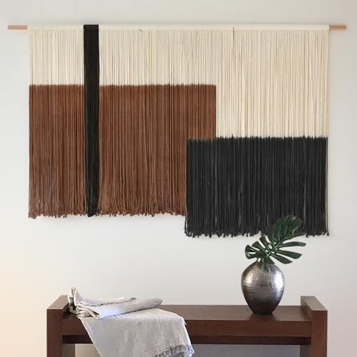 Macrame Wall Hanging Large Dip Dye Tapestry
