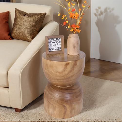 wood end table
